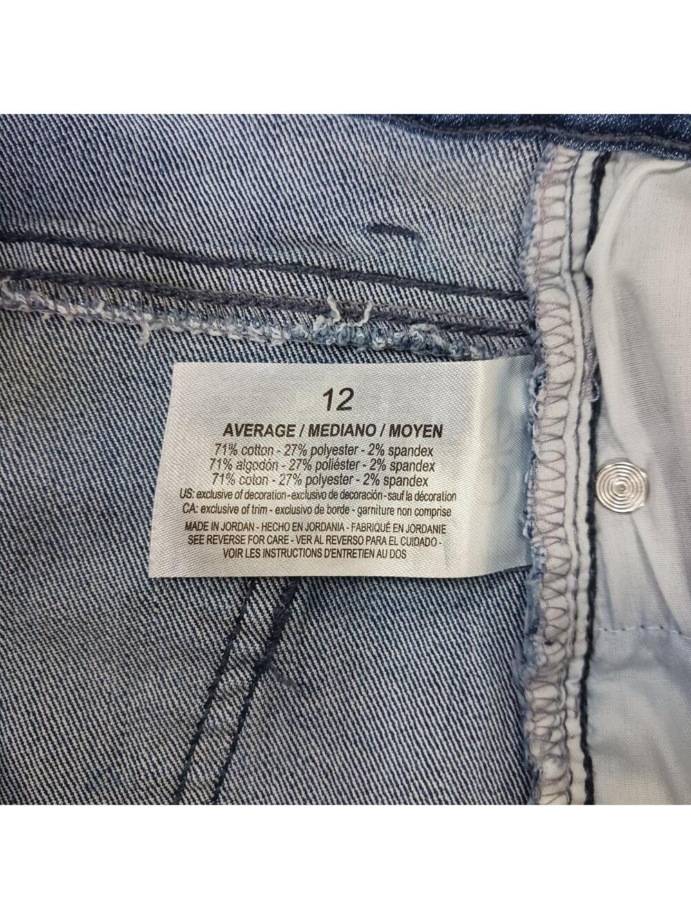 Gloria Vanderbilt Amanda Women's Blue Cotton Blend Denim Jeans Size 12 (30×30.5) - Picture 4 of 16